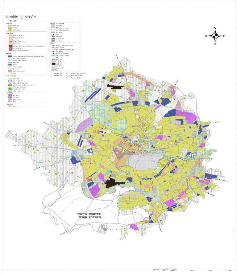 Map of Lucknow Lucknow City Divisions Find Easy